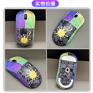 适用罗技gpw狗屁王鼠标贴纸1/2代微磨砂金刚款3全包四代鹰眼朱雀