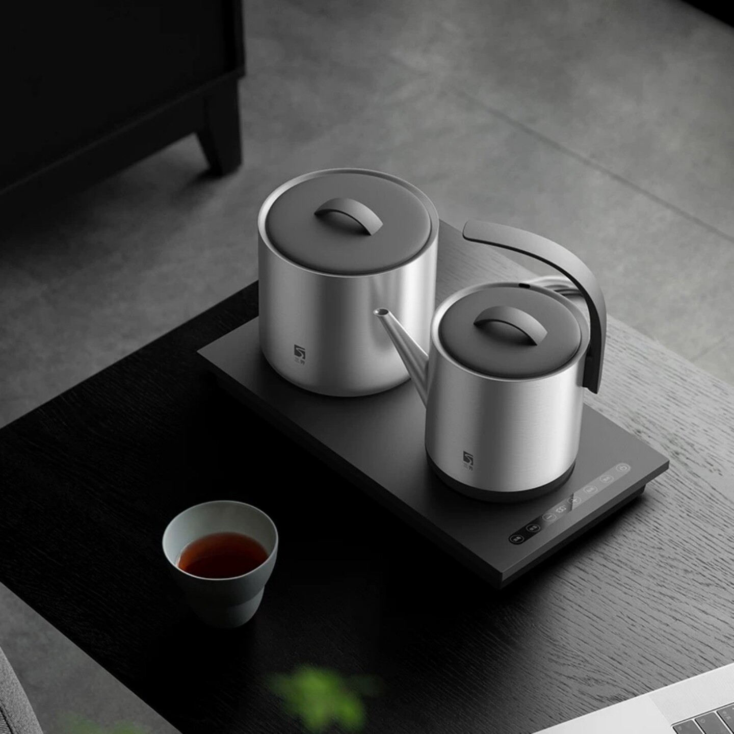 三界茶具DJ3三合一底部上水全自动多功能不锈钢泡茶烧水电热水壶