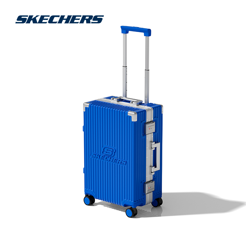 skechers斯凯奇20寸登机行李箱官方正品静音万向轮拉杆密码旅行箱