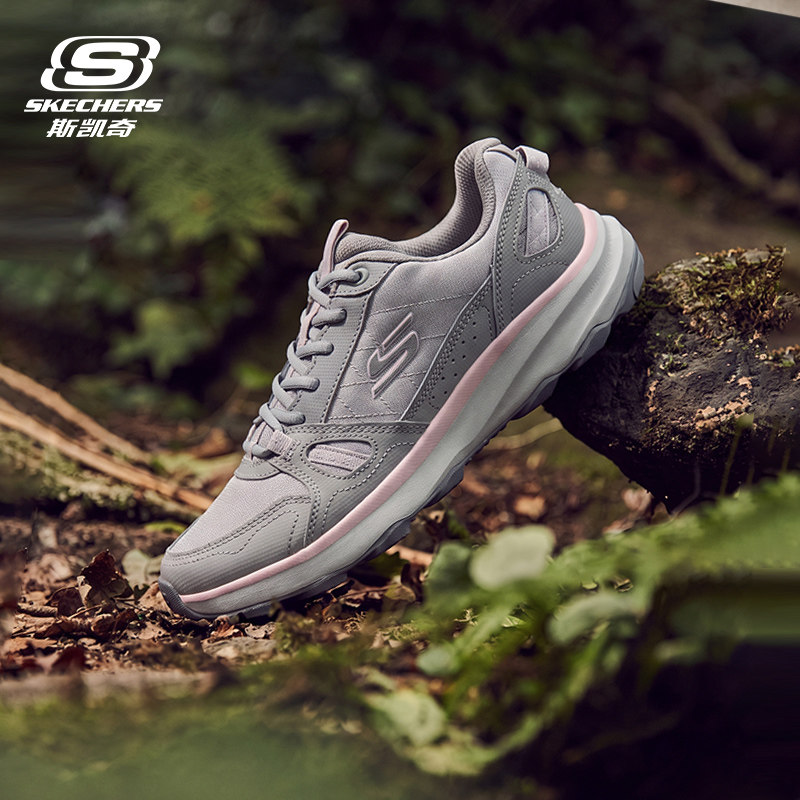skechers斯凯奇运动鞋女款户外休闲鞋2026秋季旅游鞋女徒步登山鞋