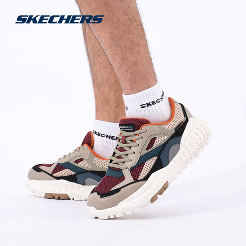 斯凯奇厚底轮胎鞋男款时尚老爹鞋