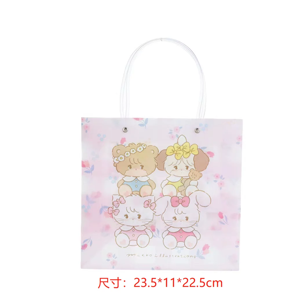 MINISO Mingyin Youpin Sanrio/Di City/Mikko Series PVC Middle Number Flash Powed PP Gift Bag