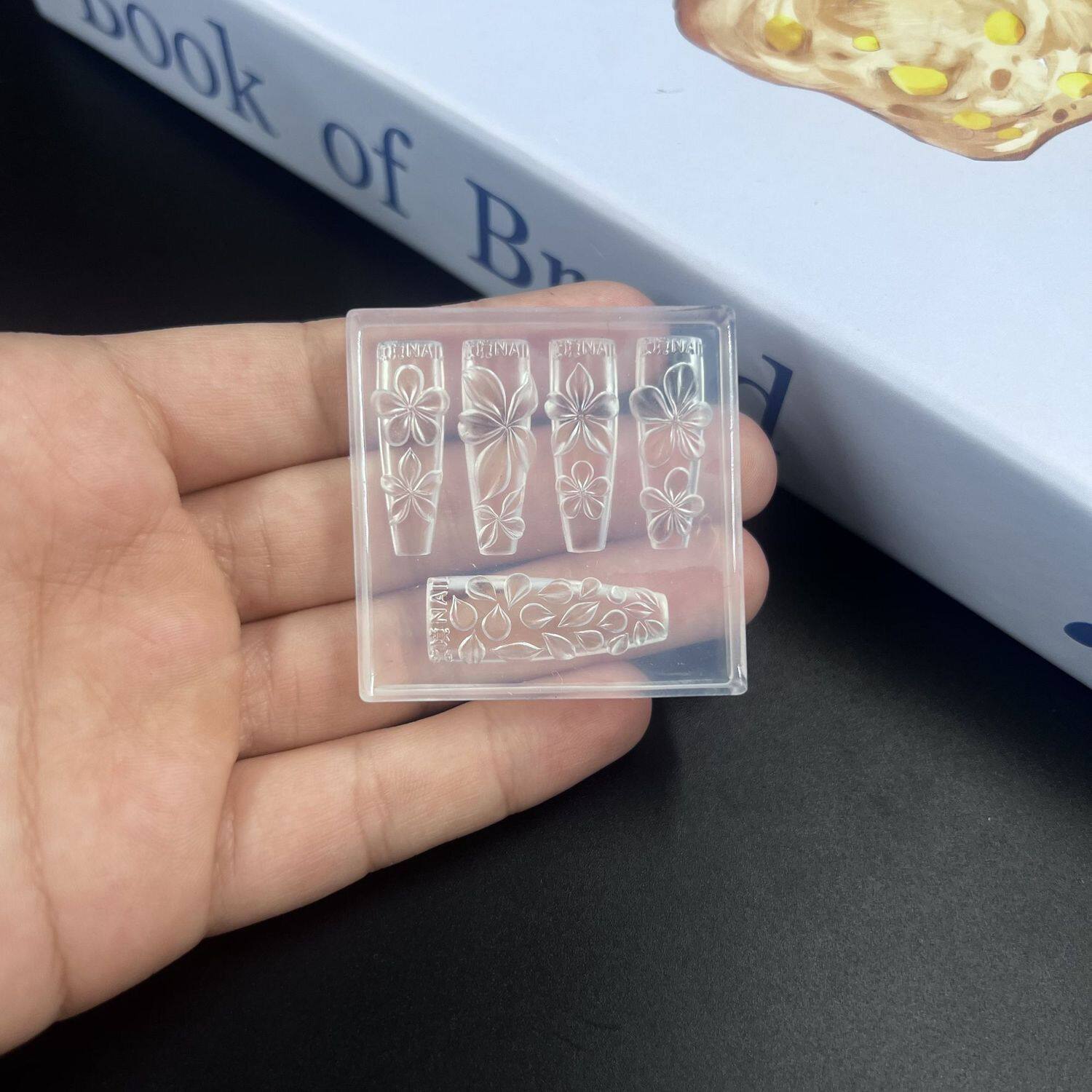 艺心一意《五瓣花》手雕花瓣雕花花瓣美甲立体冰花雕花模具