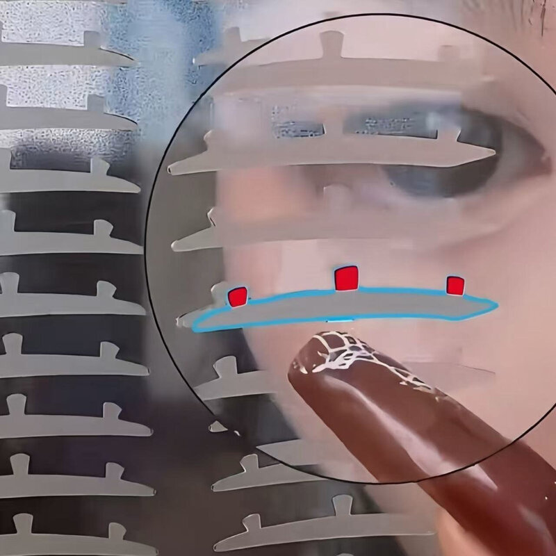 哑光3d立体三点支撑双眼皮贴美目贴自然隐形单眼皮局部调整小号