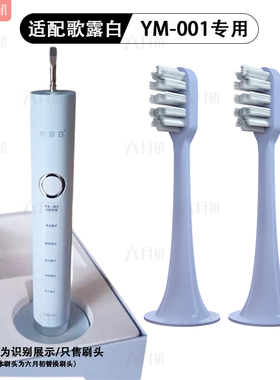 适配for歌露白/时光颜究所电动牙刷头YAMAN雅萌YM-001通用替换头