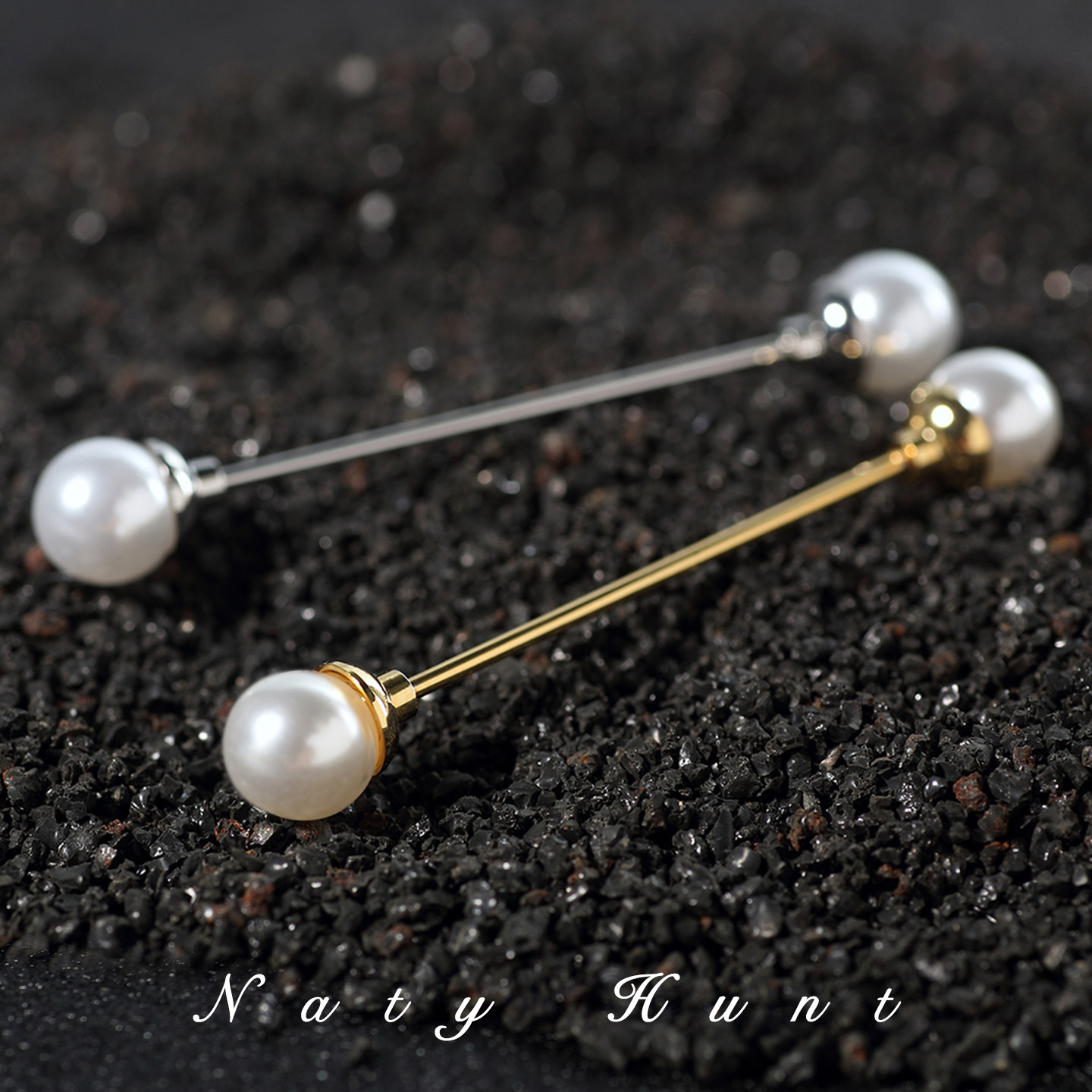 Natyhunt帝国领衬衫领针珍珠螺旋一字插针领带针男士西装别针配饰,服饰配件/皮带/帽子/围巾,领针,淘宝优惠券,粉丝福利购,淘宝优惠卷