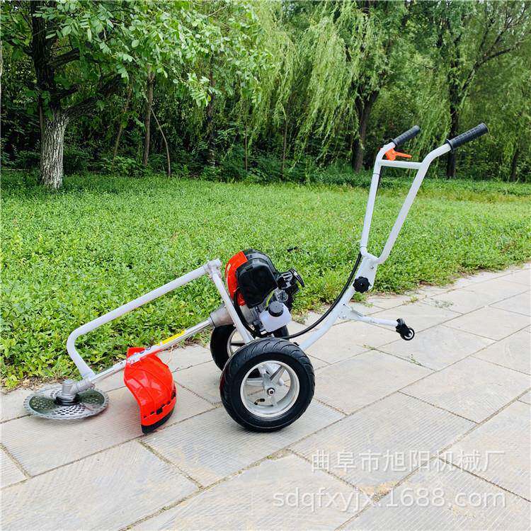 轻便耐用小型割草机多功能玉米锄地机手推式物业草坪修剪机