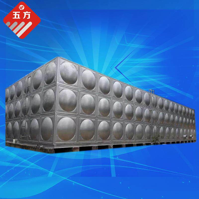 大型不锈钢方形水箱组合式拼装工程水箱现场安装厂家供货质量保障
