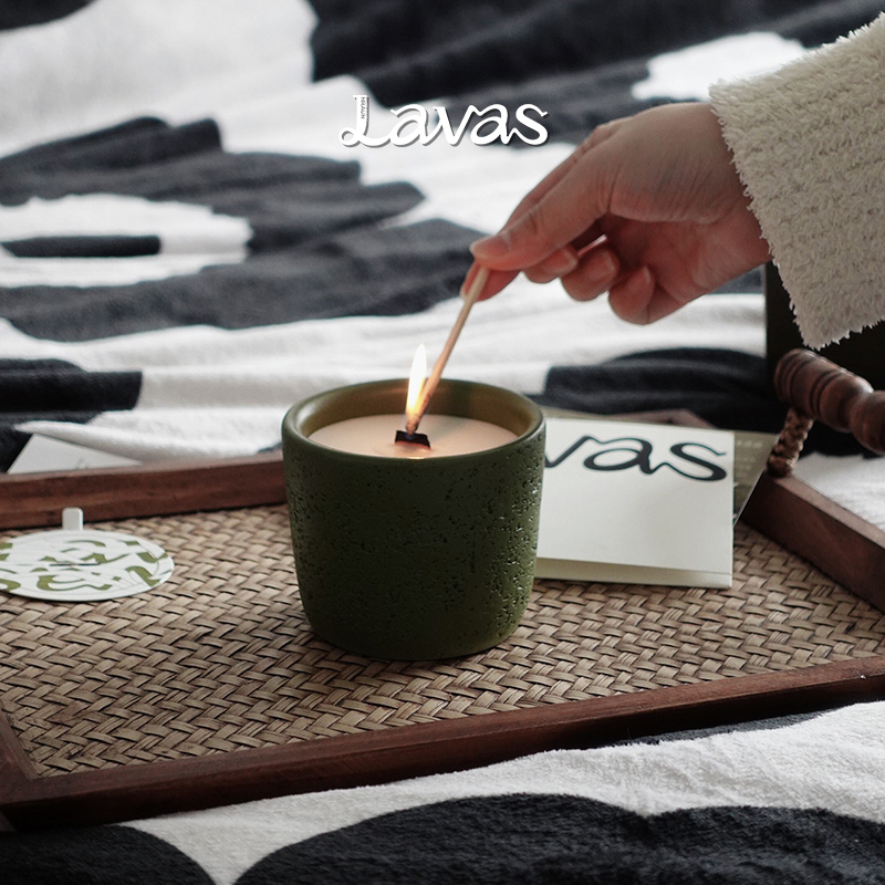 Lavas冰岛苔原香薰蜡烛200g自然之息系列室内小众香氛生日伴手礼