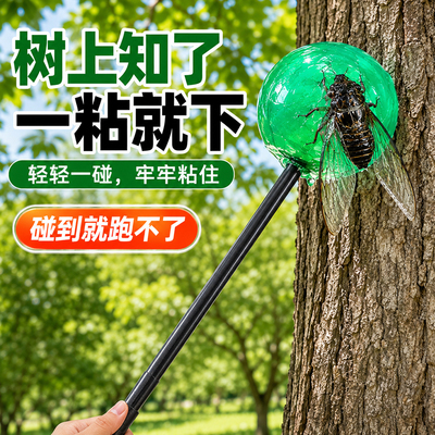 粘知了胶小手粘抓知了神器绿手捕蝉抓蝉抓捉知了猴小粘手儿童玩具