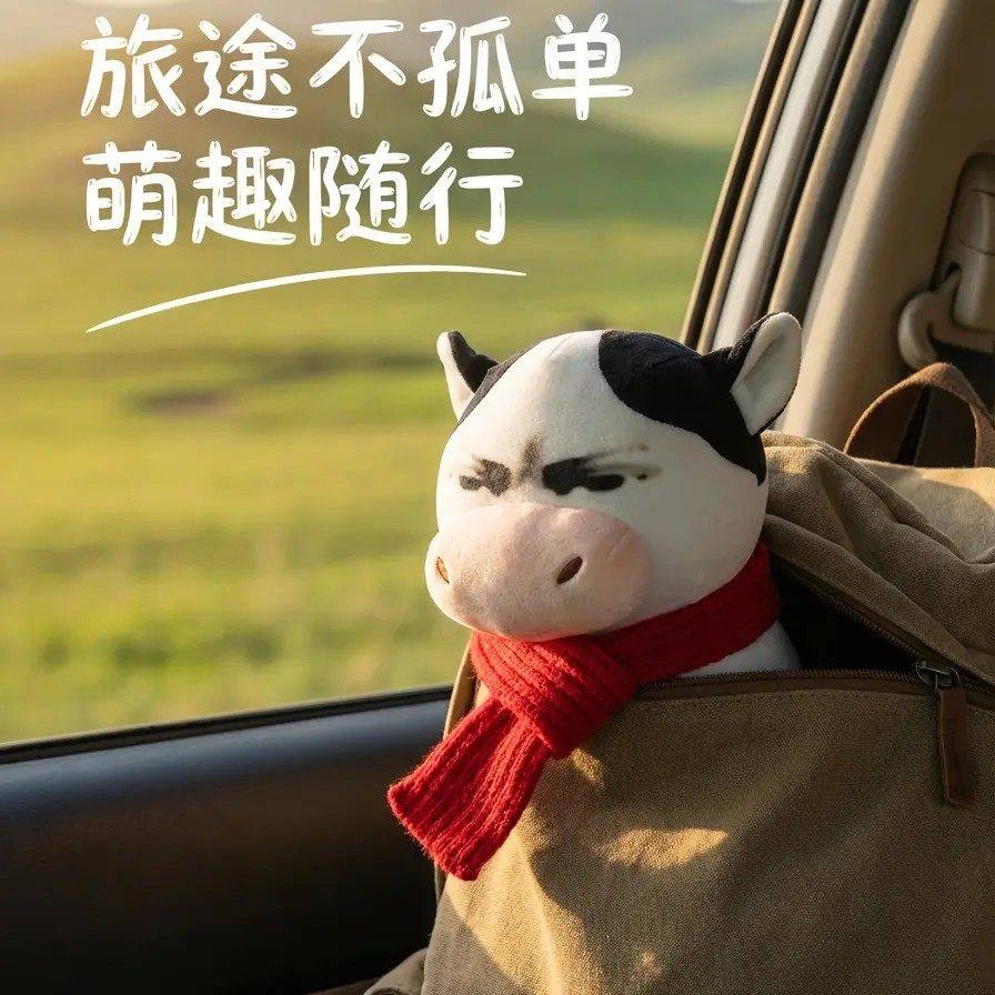 丑萌草地牛抽象表情包玩偶搞怪小奶牛毛绒玩具公仔娃娃送生日礼物,模玩/动漫/周边/娃圈三坑/桌游,棉花娃娃,淘宝优惠券,粉丝福利购,淘宝优惠卷