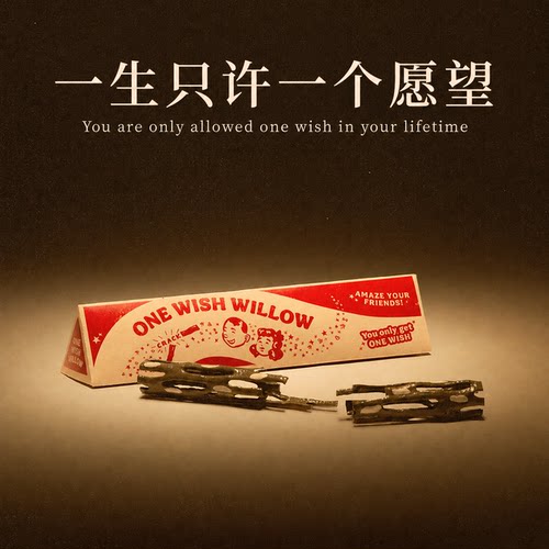 许愿柳痴迷电影obsession周边ONE WISH WILLOW一愿柳条3d打印玩具