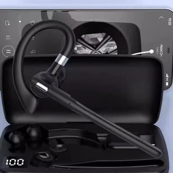 2025新款挂耳式蓝牙耳机车载商务5.4超长待机续航通话骑行好音质