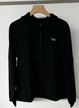 6L16出口余韩单高尔夫男春季薄款连帽拉链防风外套夹克防泼水 PX