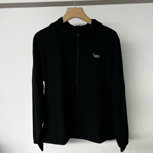 6L16出口余韩单高尔夫男春季薄款连帽拉链防风外套夹克防泼水 PX