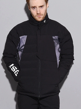 6N07 日本潮牌猴哥高尔夫服装男士秋冬款加厚中棉保暖外套拉链