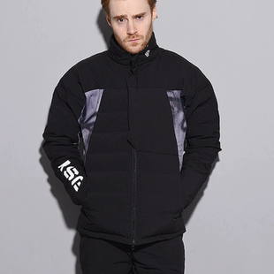 6N07 日本潮牌猴哥高尔夫服装男士秋冬款加厚中棉保暖外套拉链