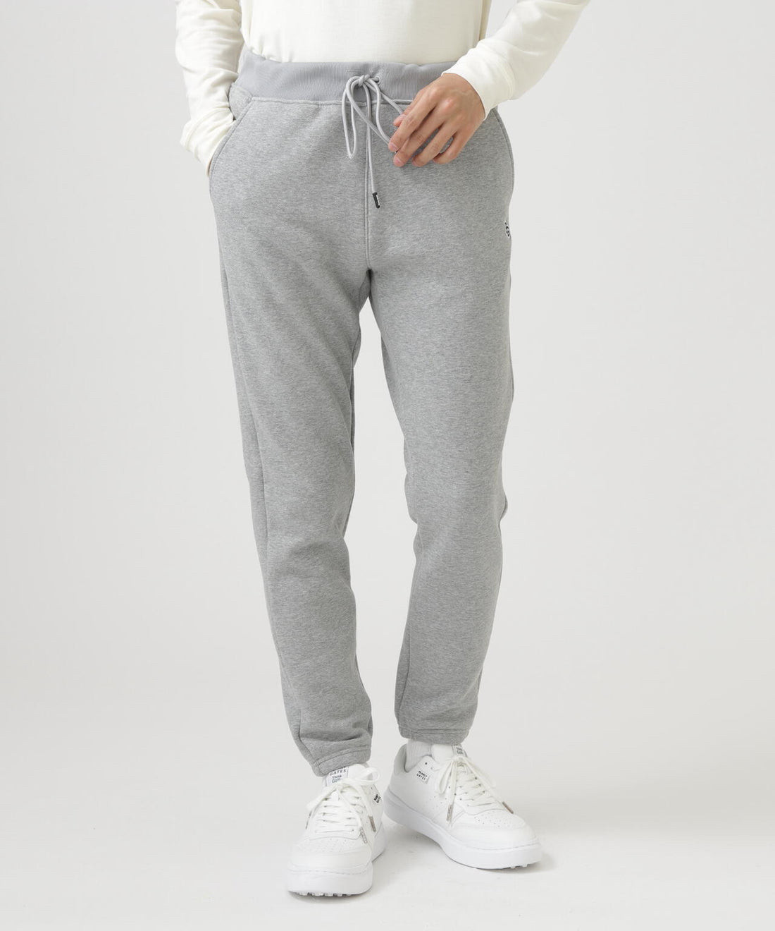 40a05 出口余高尔夫穿搭男士秋冬户外防风抓绒保暖长裤松紧腰带