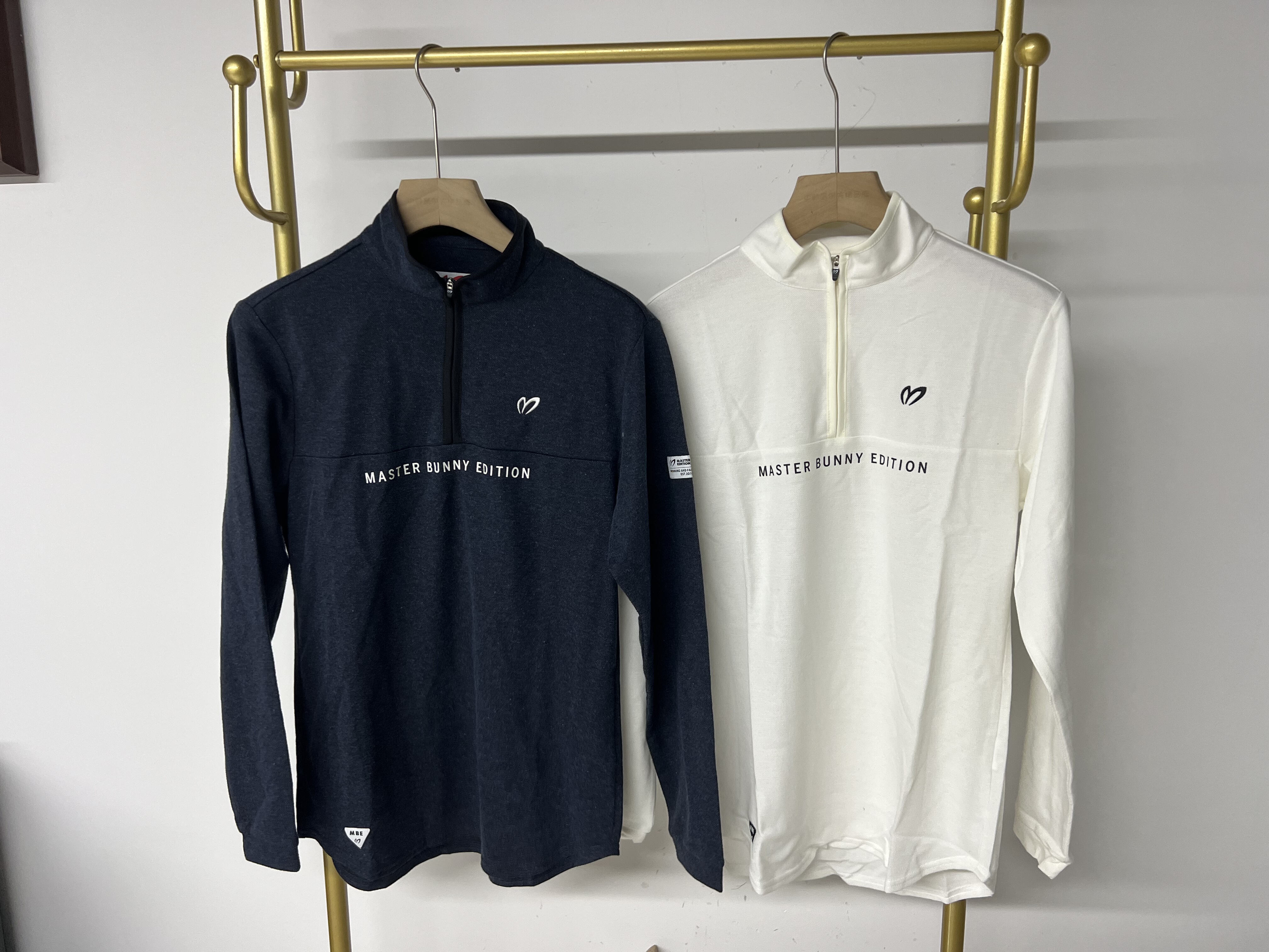 13d31 出口余日单潮牌高尔夫服装双耳男士秋冬长袖半高领套头衫