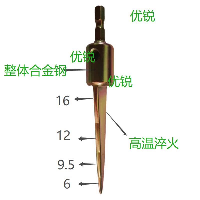 现货速发冰箱设备电动钻头涨管器胀管器制冷工具神器锥形扩孔器配