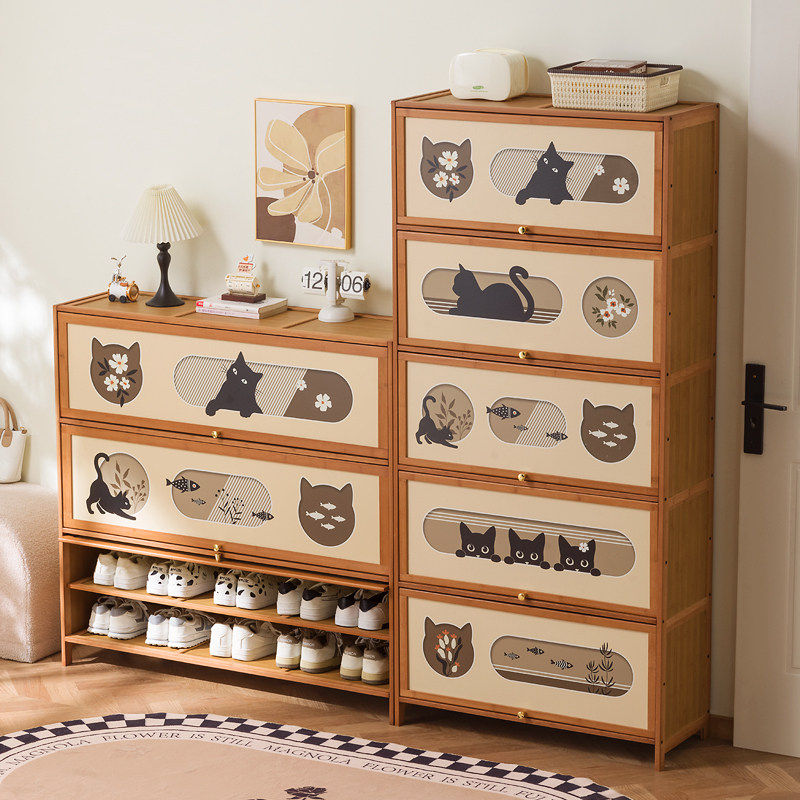 鞋柜家用门口入户收纳柜一体靠墙玄关鞋架子多层简易置物2025新款,收纳整理,鞋子收纳架,淘宝优惠券,粉丝福利购,淘宝优惠卷