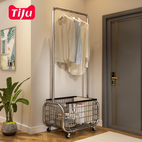 【超大容量移动设计】家用衣帽架