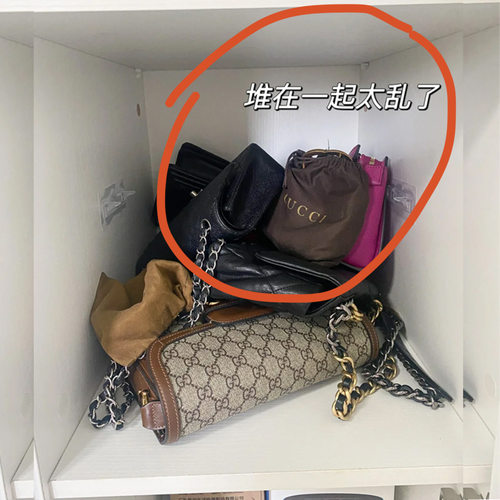 包包收纳神器一格一物衣柜深柜