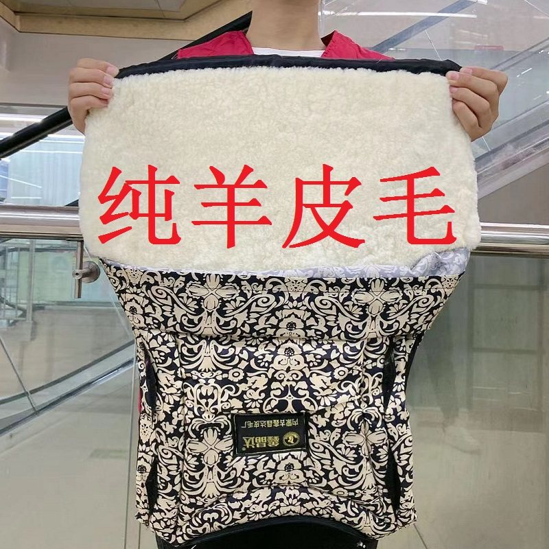 羊毛马甲女皮毛一体羊皮坎肩