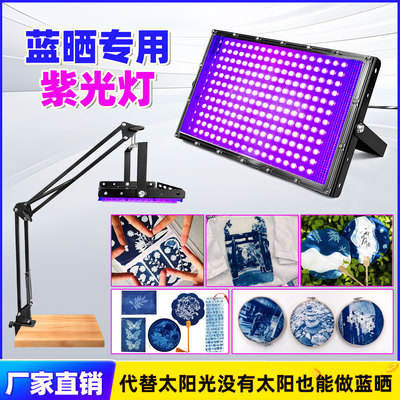 蓝晒专用led紫光灯学校小学美术手工DIY丝印晒版紫外线灯