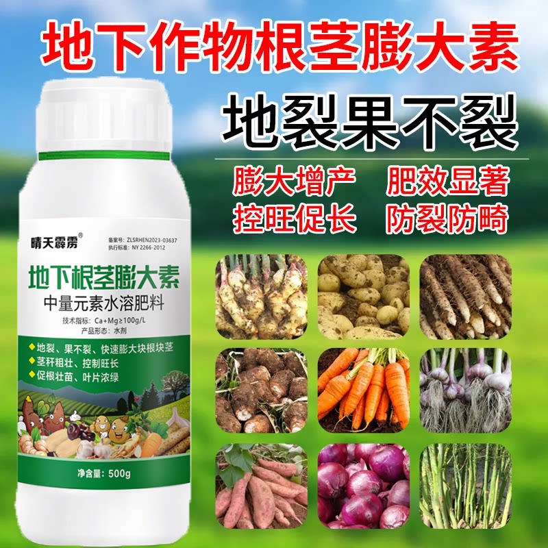 地下根茎膨大素叶面肥专用大蒜洋葱土豆红薯三七花生山药猛长肥料 - 实物图