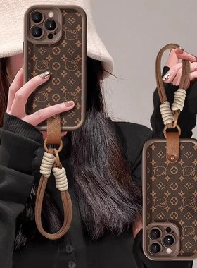 花纹KT猫适用荣耀500/400/300/200Pro/100/90手机壳x70新款x60全包magic8/7/6女play10t防摔畅玩70plus保护套