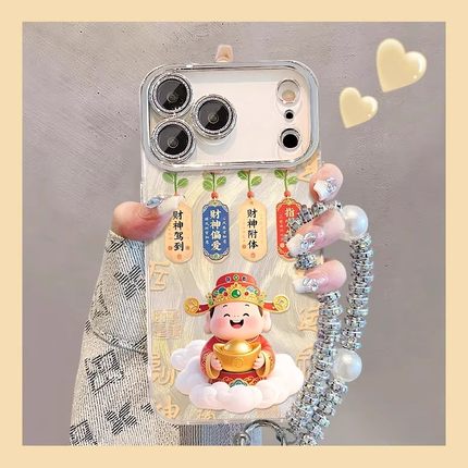 财神爷驾到适用荣耀500Pro/400/300手机壳2026新年款200/100镜头膜x70防摔x60GT手链80全包magic8/7Pro保护套