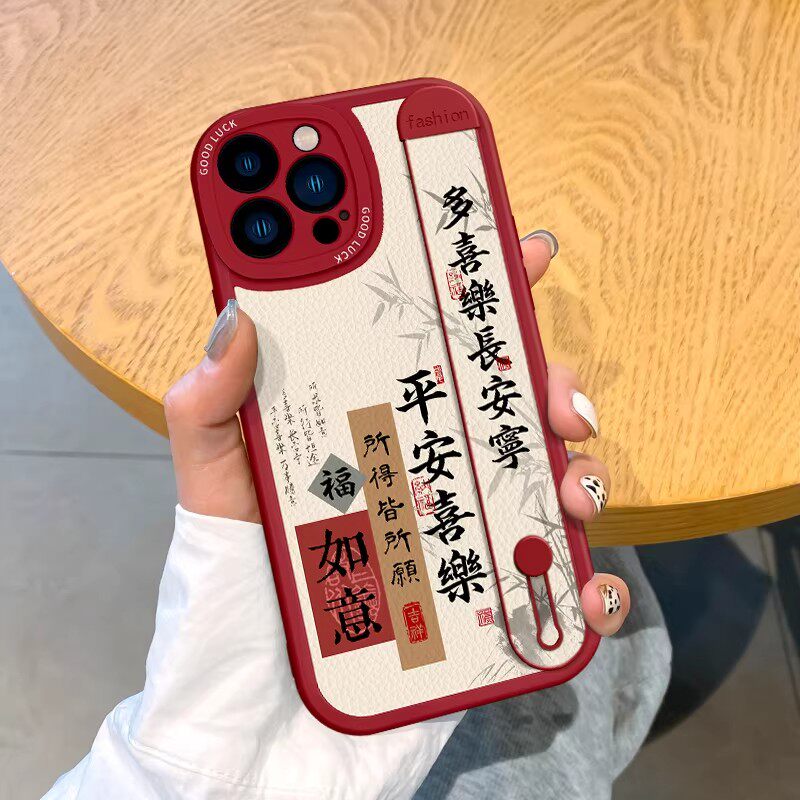 腕带平安喜乐适用OPPOfindx9/x8s手机壳Reno15/14Pro/13女2026新年款a6全包a5软硅胶k12真我15/GT7防摔保护套