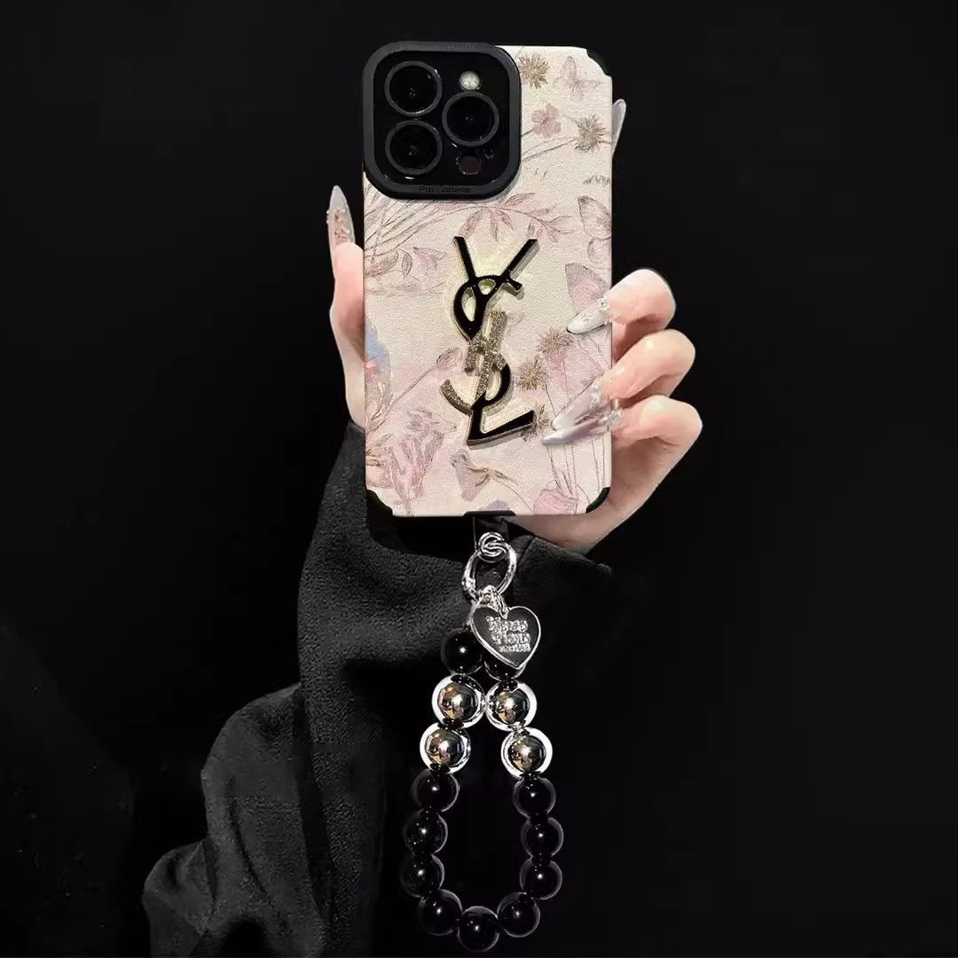 繁花逐蝶适用小米17promax/15/14手机壳13/12新女款Civi5Pro红米K90/80ultra手链K70全包贴皮note15/14保护套