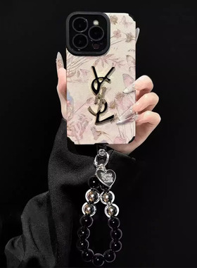 繁花逐蝶适用小米17promax/15/14手机壳13/12新女款Civi5Pro红米K90/80ultra手链K70全包贴皮note15/14保护套