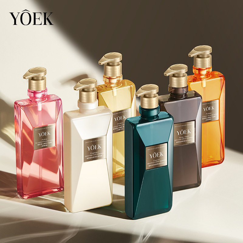 新款推荐YOEK臻享盈韧防断发靓泽洗发水深层清洁留香沐浴露飘逸