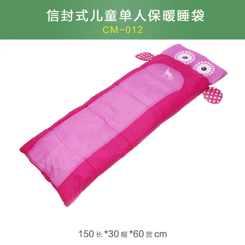 儿童卡通睡袋小孩防踢被子超可爱宝宝春秋冬款加厚棉野营防水