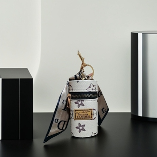 欧美老花零钱包2025新款小巧包包挂件耳机包口红包迷你钥匙扣包