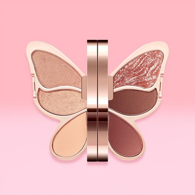 AGAG蝴蝶眼影6色幸运锦鲤珠光亮片闪粉哑光大地色新手小众彩妆,彩妆/香水/美妆工具,眼影,淘宝优惠券,粉丝福利购,淘宝优惠卷