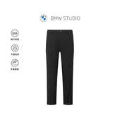 STUDIO宝马男装 官方春秋季 日常通勤直筒款 BMW 纯色休闲针织长裤 男