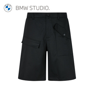 STUDIO宝马男装 子百搭宽松休闲短裤 官方春夏季 裤 简约潮流时尚 BMW