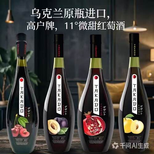 乌克兰进口高户牌红葡萄酒红酒