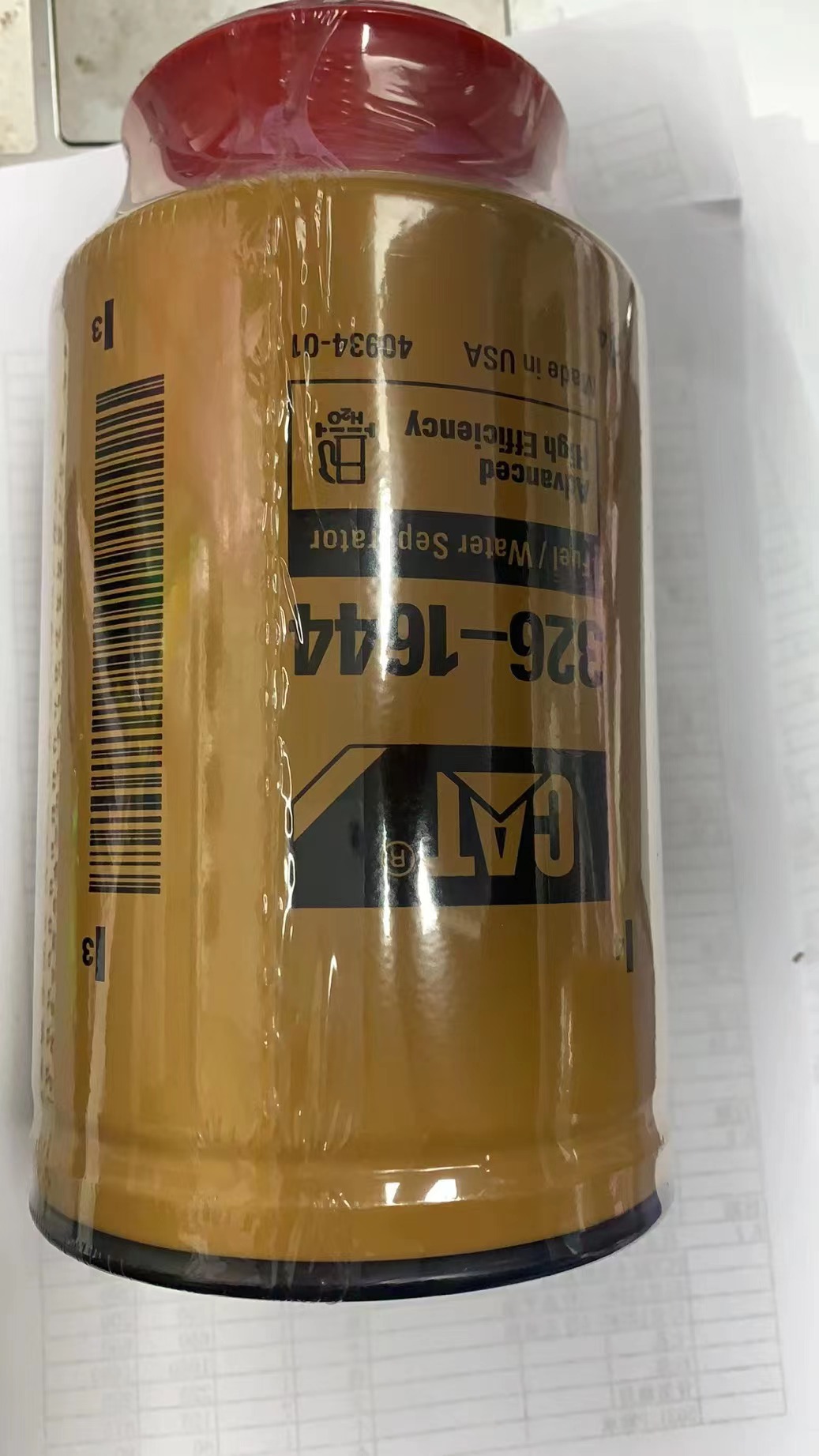 挖掘机配件 卡特CAT312 320 B C D柴油油水分离器原装 326-1644