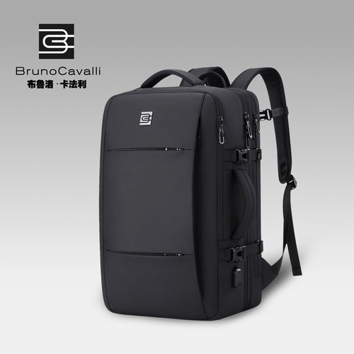 布鲁洛卡法利商务旅行扩容双肩包