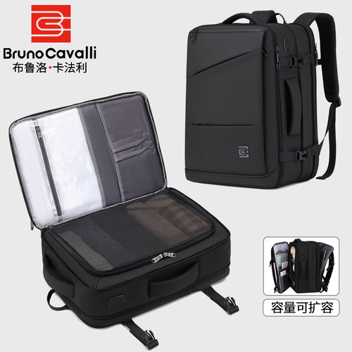 BrunoCavalli商务差旅双肩包