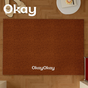 okay杰赫旬柯丝圈入户地垫门口家用可裁剪 pvc耐脏防滑除尘脚垫子