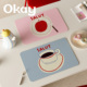OKAY茶歇午后皮革餐垫防水防油可擦免洗隔热垫 pvc鼠标垫杯垫碗垫