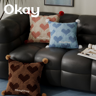 okay梦游费尔岛韩系抱枕套沙发抱枕靠垫办公室腰枕套床头靠背垫