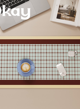 okay摩登格调鼠标垫家用办公书桌垫简约高级感电竞电脑键盘桌面垫
