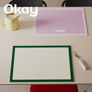 okay简约韩系沥水垫厨房水池台面吸水垫高级感餐桌隔热防滑保护垫
